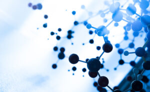 Abstract molecule background