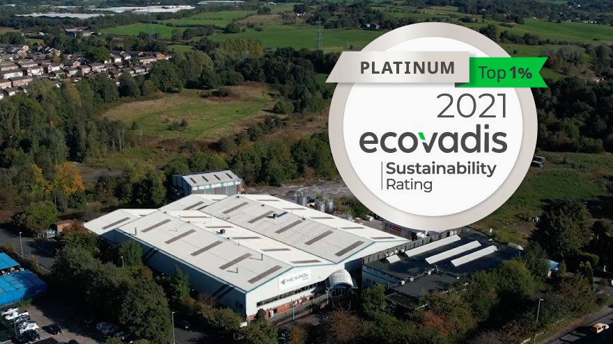 HEXPOL TPE Receives EcoVadis Platinum Medal for Sustainability