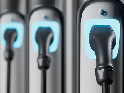 Thermoplastic materials for electrical, EV charging plugs and stations